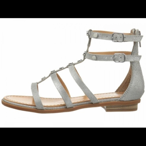 SEYCHELLES Dance On Silver Gladiator SandalsSize10 - Picture 3 of 13